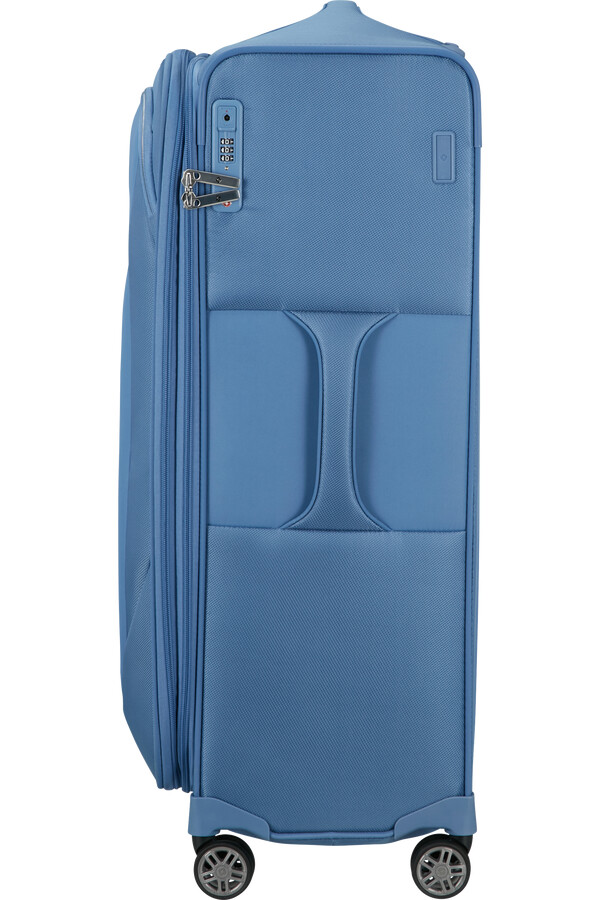 carrinho de bebê re-lite spinner expansível 4 rodas 78cm azul capri