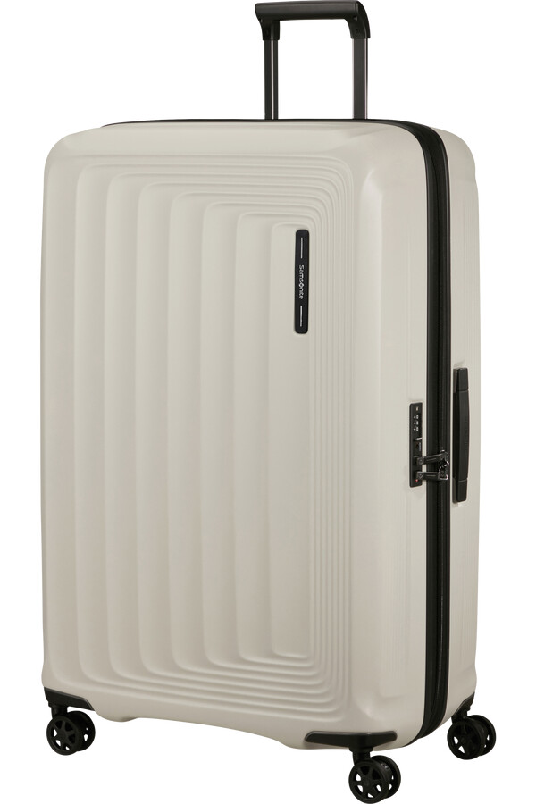 nuon spinner expansível 4 rodas 81cm quartzo fosco