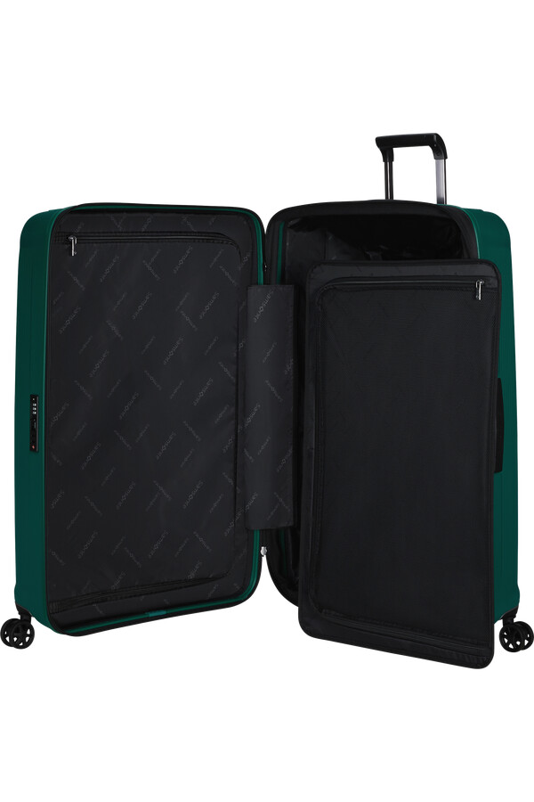 nuon spinner expansível 4 rodas 81cm verde pinheiro