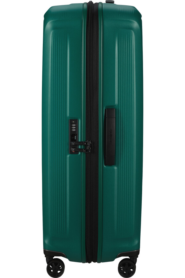 nuon spinner expansível 4 rodas 81cm verde pinheiro