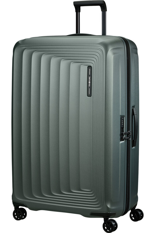 nuon spinner expansível 4 rodas 81cm matt sage khaki