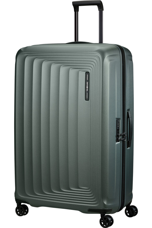 nuon spinner expansível 4 rodas 81cm matt sage khaki