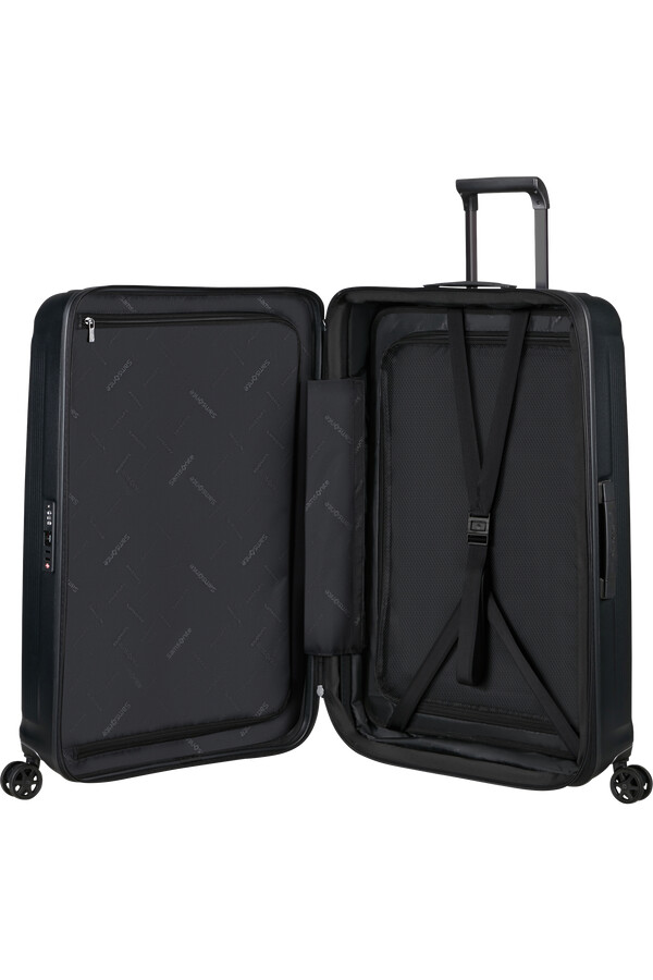 nuon spinner expansível 4 rodas 81cm grafite fosco