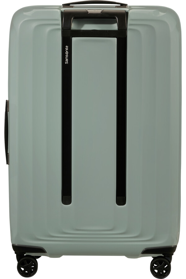 carrinho nuon spinner expansível 4 rodas 69cm verde mineral metálico