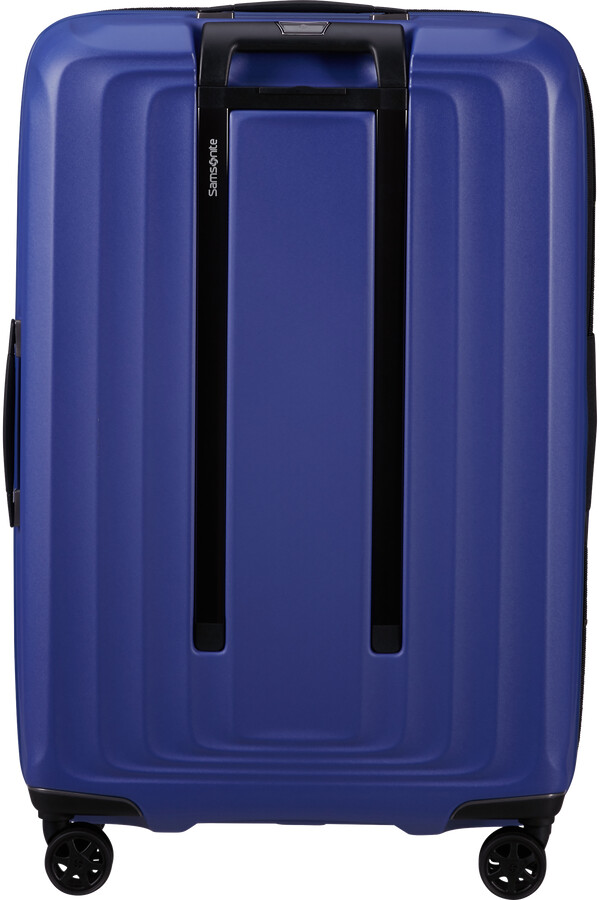 mala nuon spinner expansível 4 rodas 69cm azul náutico fosco