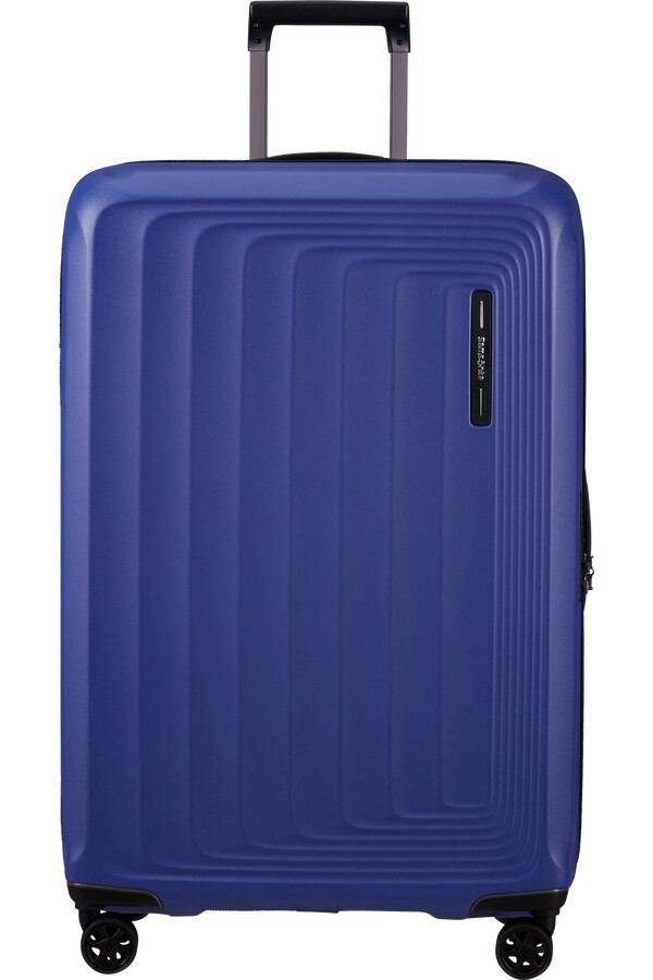 carrinho nuon spinner expansível 4 rodas 75cm azul náutico fosco