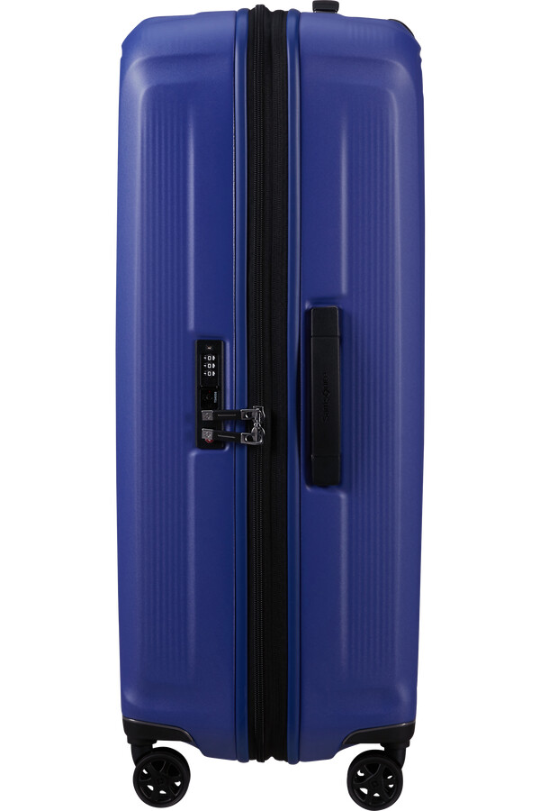 carrinho nuon spinner expansível 4 rodas 75cm azul náutico fosco