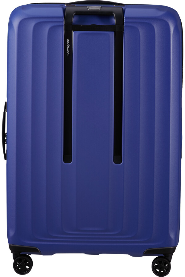 carrinho nuon spinner expansível 4 rodas 75cm azul náutico fosco