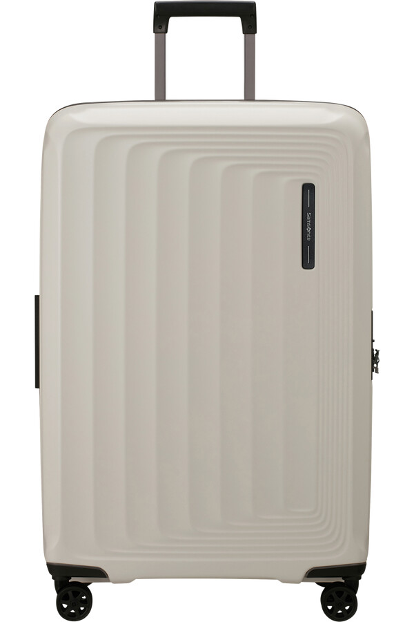 nuon spinner expansível 4 rodas 75cm quartzo fosco