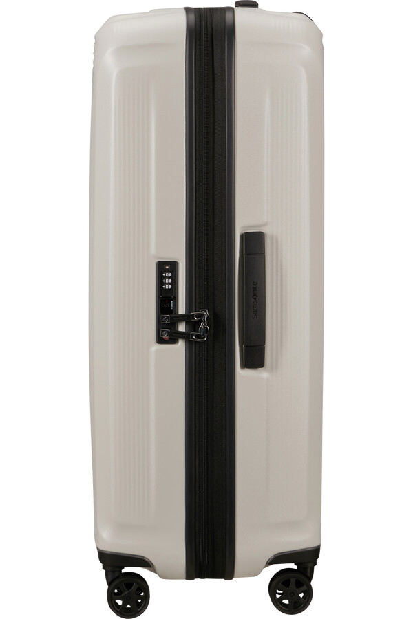 nuon spinner expansível 4 rodas 75cm quartzo fosco