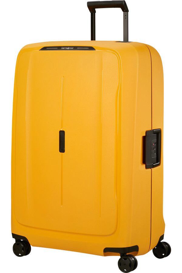 mala de rodinhas essens spinner 4 rodas 81cm amarelo radiante