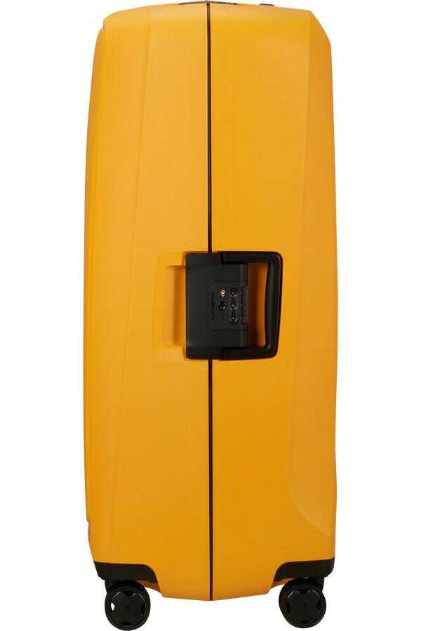 mala de rodinhas essens spinner 4 rodas 81cm amarelo radiante