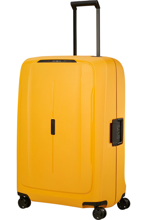 mala de rodinhas essens spinner 4 rodas 81cm amarelo radiante