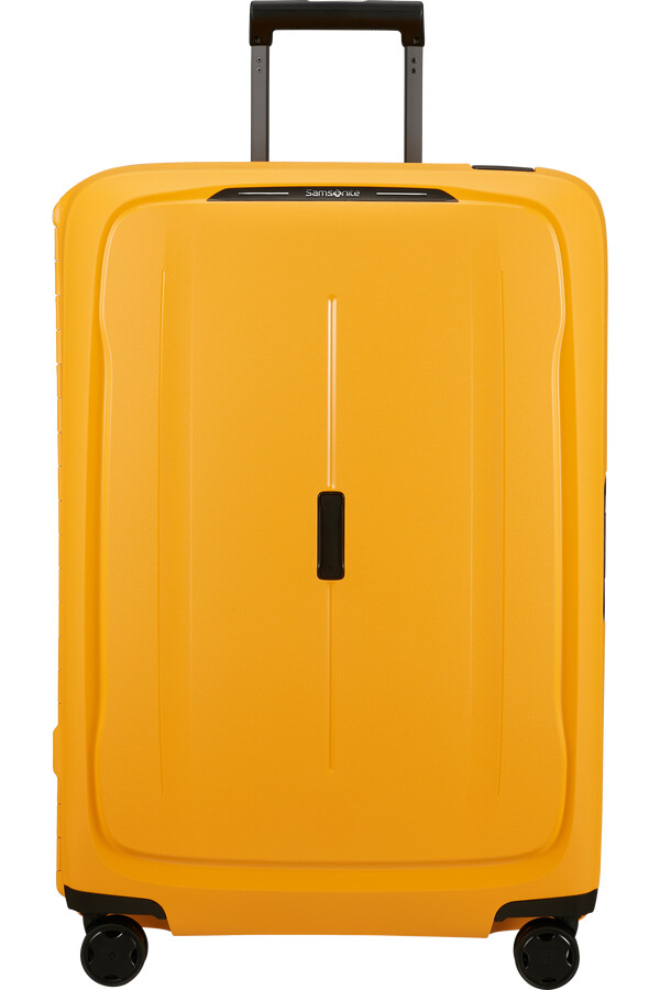 mala de rodinhas essens spinner 4 rodas 75cm amarelo radiante