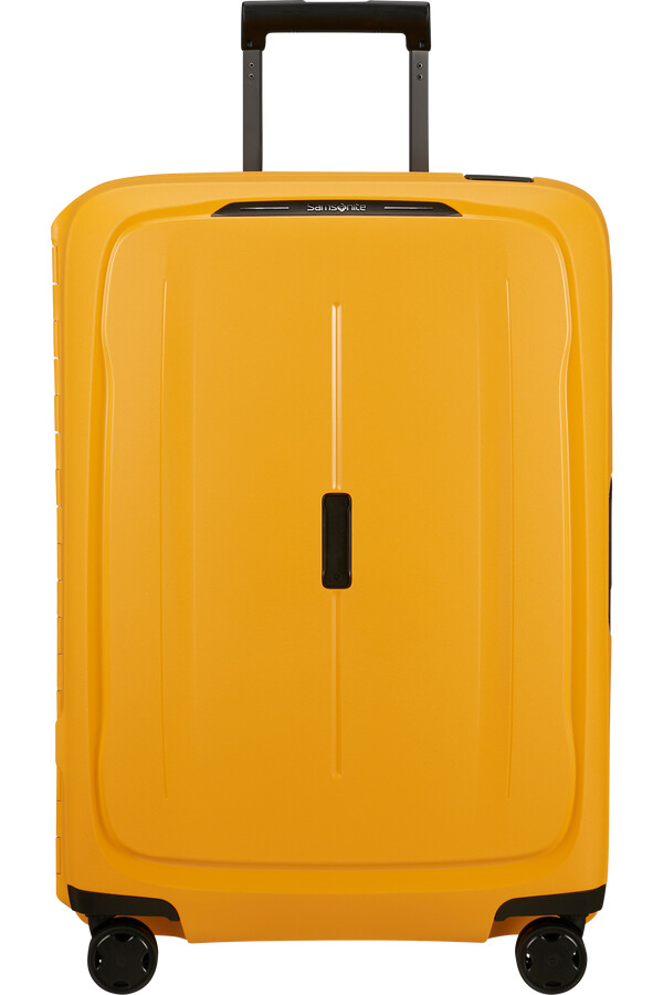 mala de rodinhas essens spinner 4 rodas 69cm amarelo radiante