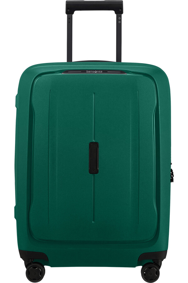 mala expansível essens spinner 4 rodas 55cm verde alpino