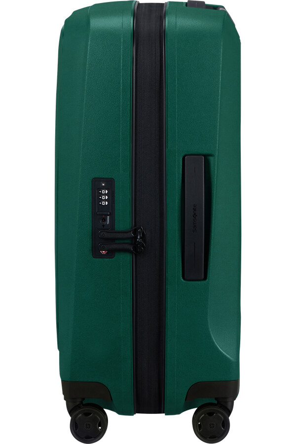 mala expansível essens spinner 4 rodas 55cm verde alpino