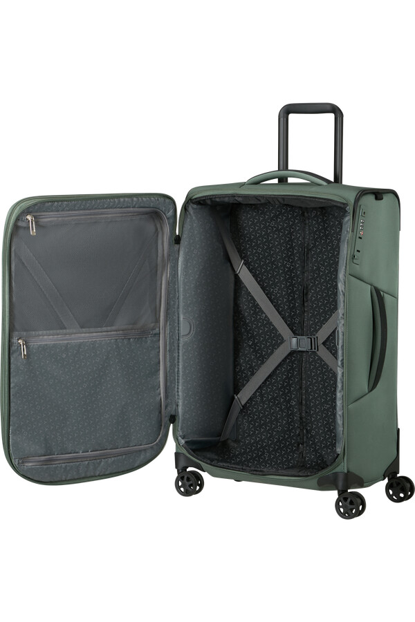 carrinho de bebê respark spinner expansível 4 rodas 67cm verde sálvia claro