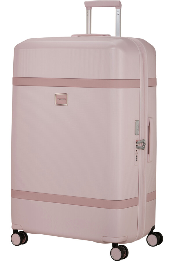 image spinner expansível 4 rodas 81cm rosa