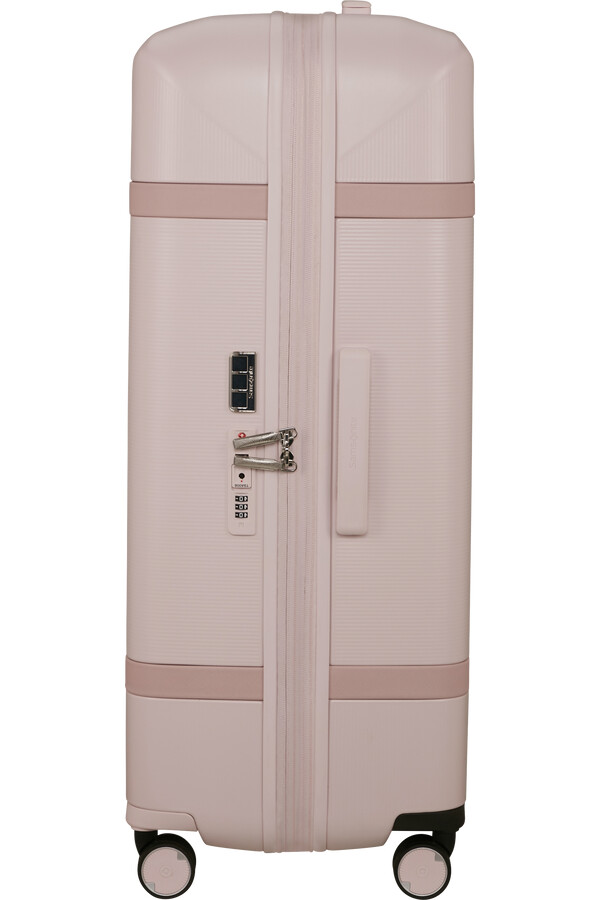 image spinner expansível 4 rodas 81cm rosa