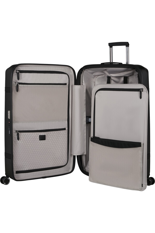 mala giratória image spinner expansível 4 rodas 81cm preta