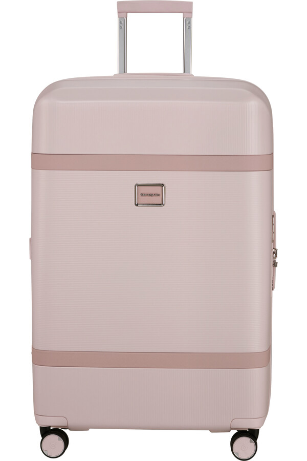 image spinner expansível 4 rodas 75cm rosa