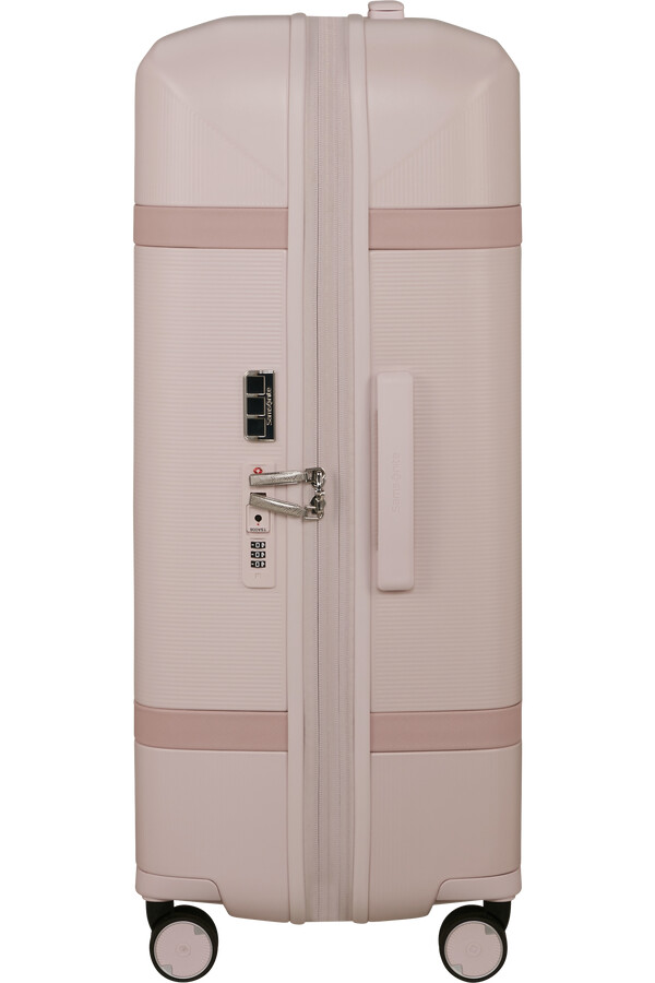 image spinner expansível 4 rodas 75cm rosa