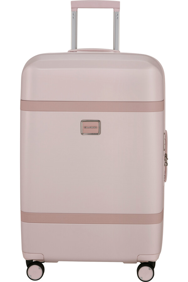 image spinner expansível 4 rodas 69cm rosa