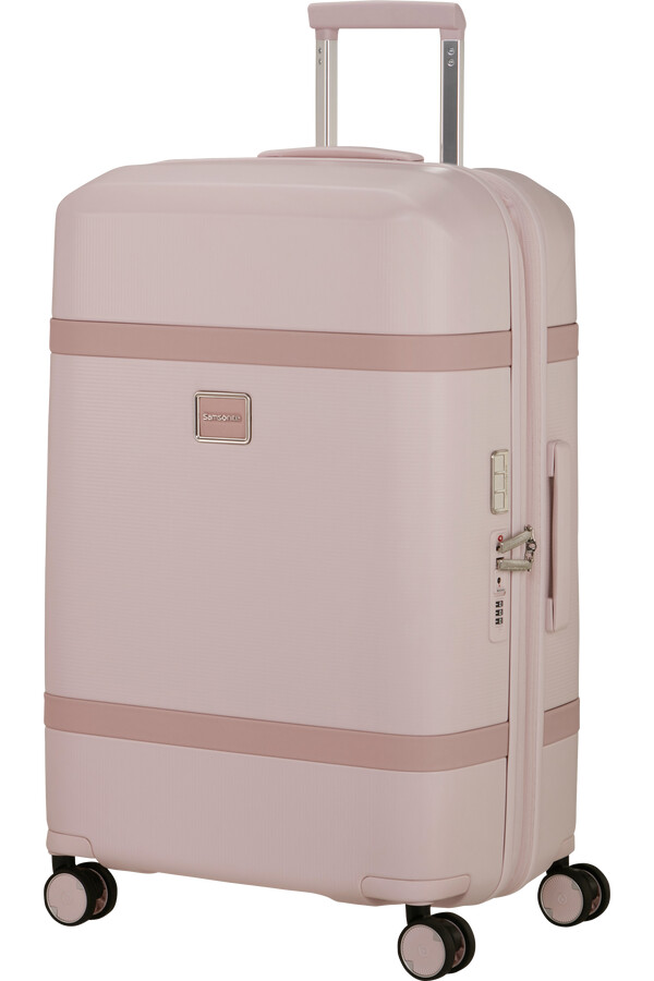 image spinner expansível 4 rodas 69cm rosa