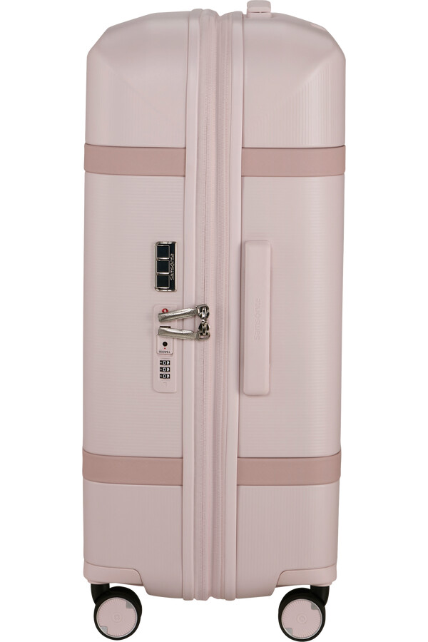 image spinner expansível 4 rodas 69cm rosa