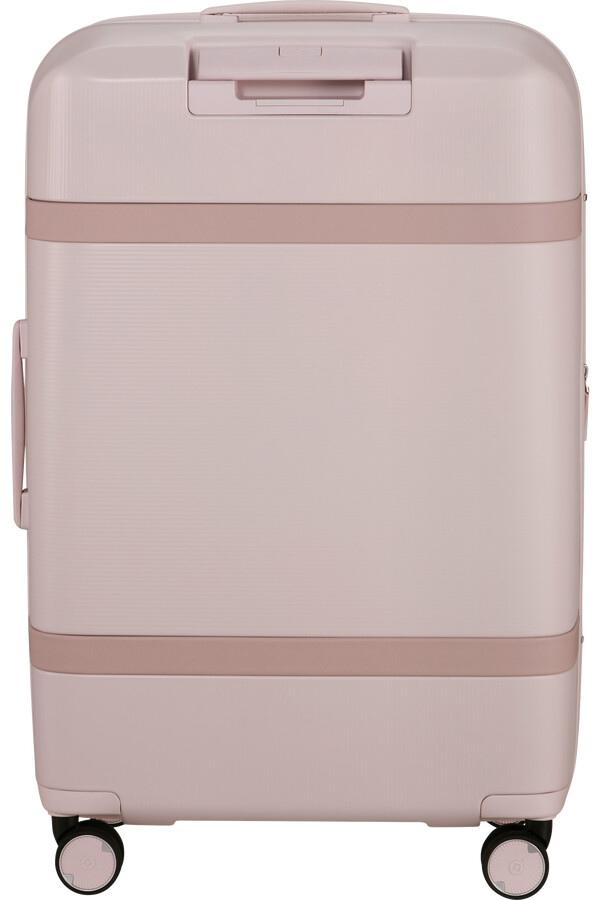 image spinner expansível 4 rodas 69cm rosa