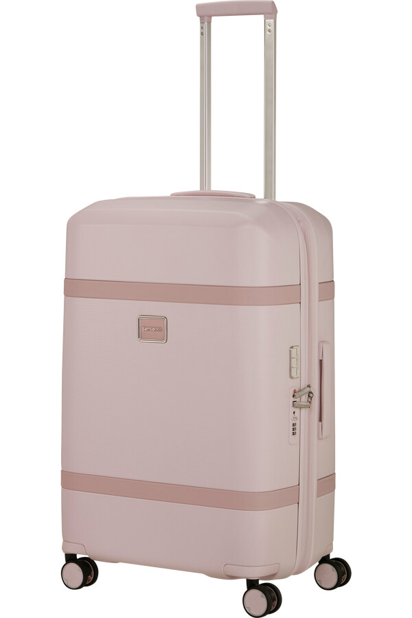 image spinner expansível 4 rodas 69cm rosa