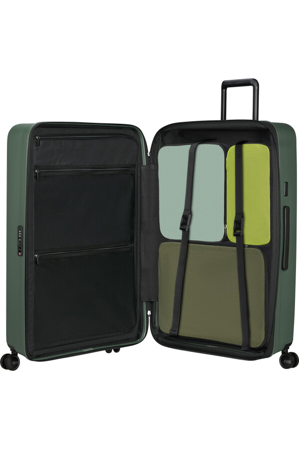 carrinho de bebê restackd spinner expansível 4 rodas 81cm sálvia