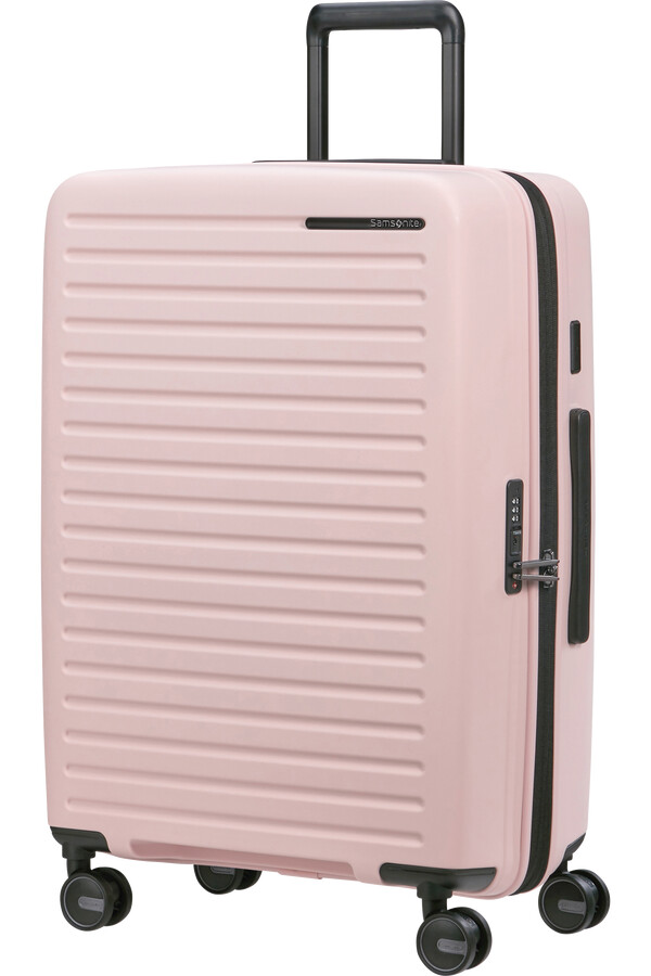 carrinho de bebê restackd spinner expansível 4 rodas 68cm rosa