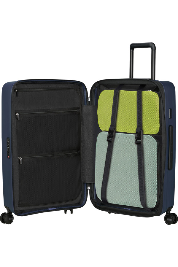 carrinho de bebê restackd spinner expansível 4 rodas 68cm midnight