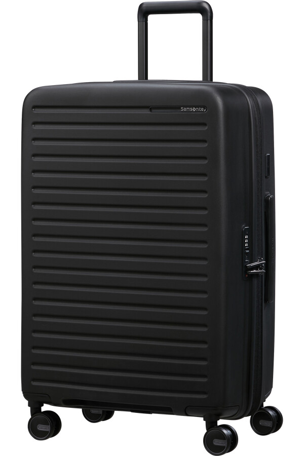 carrinho expansível restackd spinner 4 rodas 68cm preto