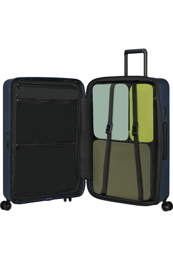 carrinho de bebê restackd spinner expansível 4 rodas 75cm midnight