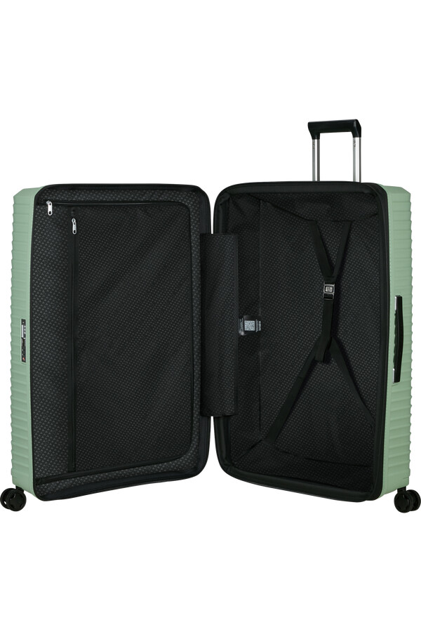 upscape spinner expansível 4 rodas 81cm verde sálvia