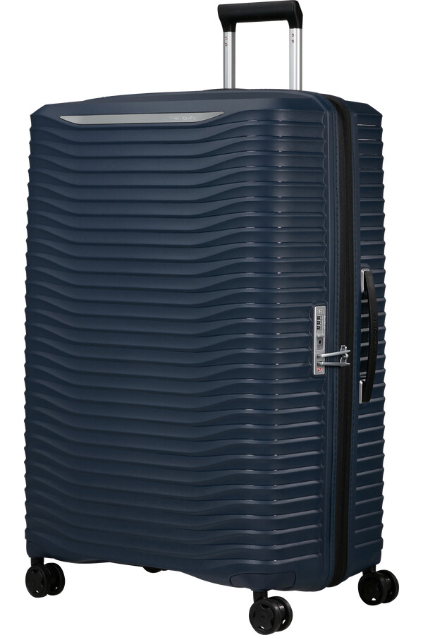 upscape spinner expansível 4 rodas 81cm azul noites