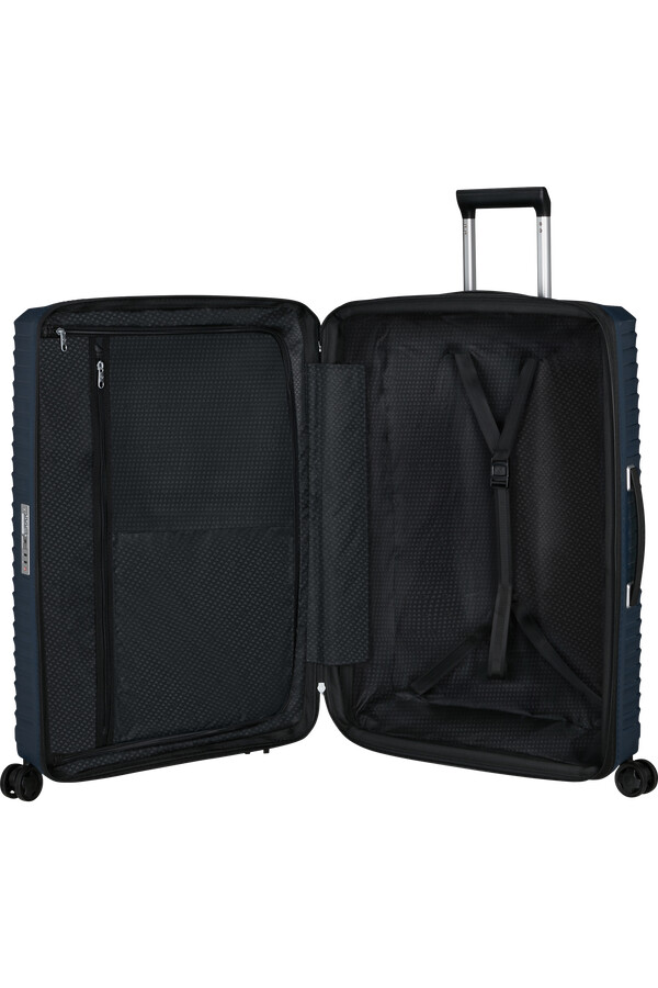 upscape spinner expansível 4 rodas 81cm azul noites