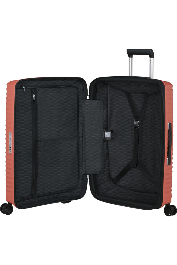 upscape spinner expansível 4 rodas 68cm argila