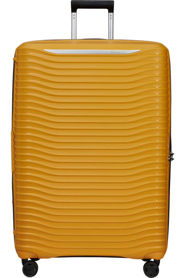 carrinho upscape spinner expansível 4 rodas 81cm amarelo