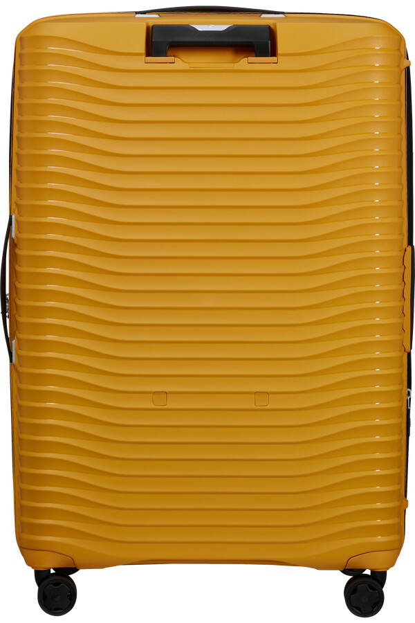 carrinho upscape spinner expansível 4 rodas 81cm amarelo