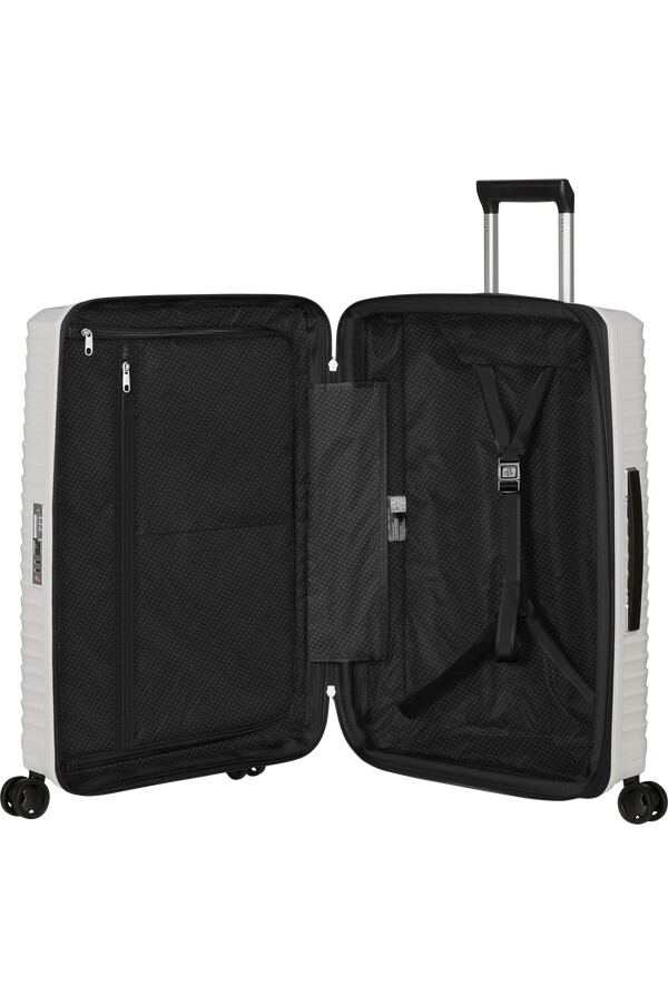 carrinho de bebê upscape spinner expansível 4 rodas 68cm branco nuvem