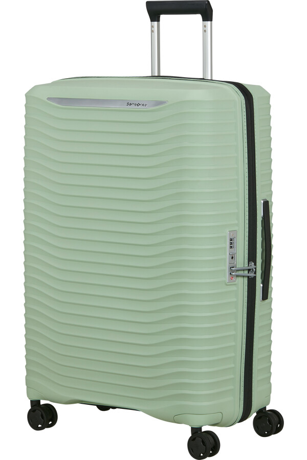 upscape spinner expansível 4 rodas 75cm verde sálvia