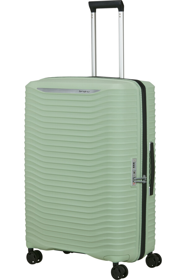 upscape spinner expansível 4 rodas 75cm verde sálvia