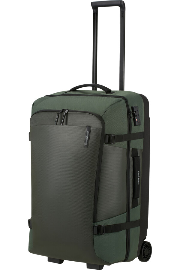 mala de viagem armox com rodas 68 cm cor musgo.