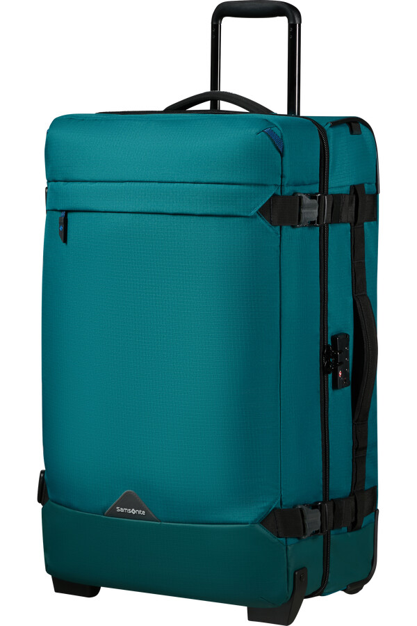mala de viagem roadseeker com rodas 68 cm cor verde-azulado escuro.