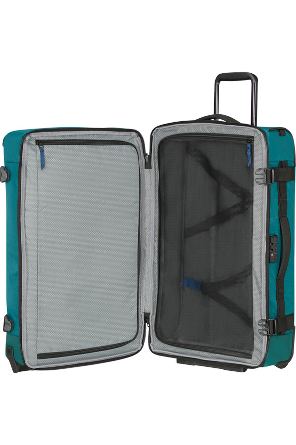 mala de viagem roadseeker com rodas 68 cm cor verde-azulado escuro.