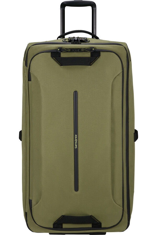 bolsa de viagem ecodiver com rodas 79 cm cor wasabi encerado.